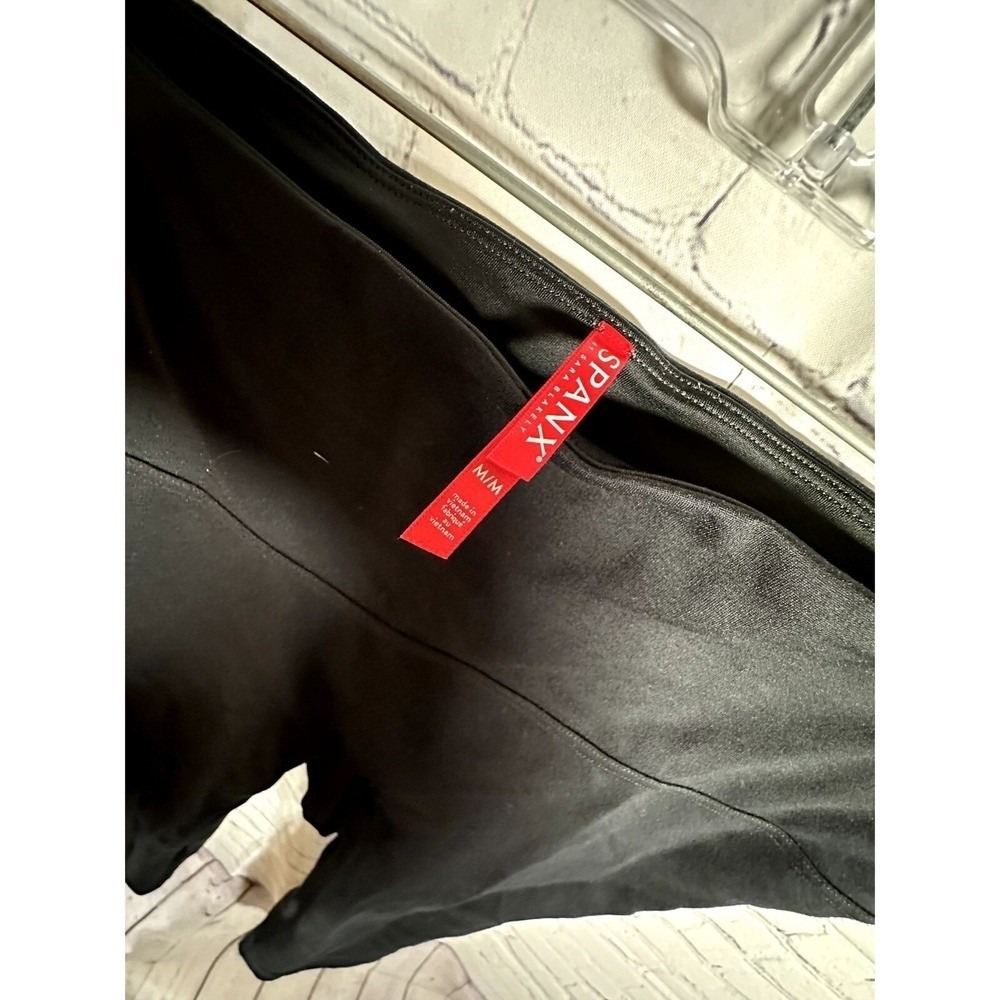 Spanx Look At Me Now Seamless Leggings Black High Waist Size Medium